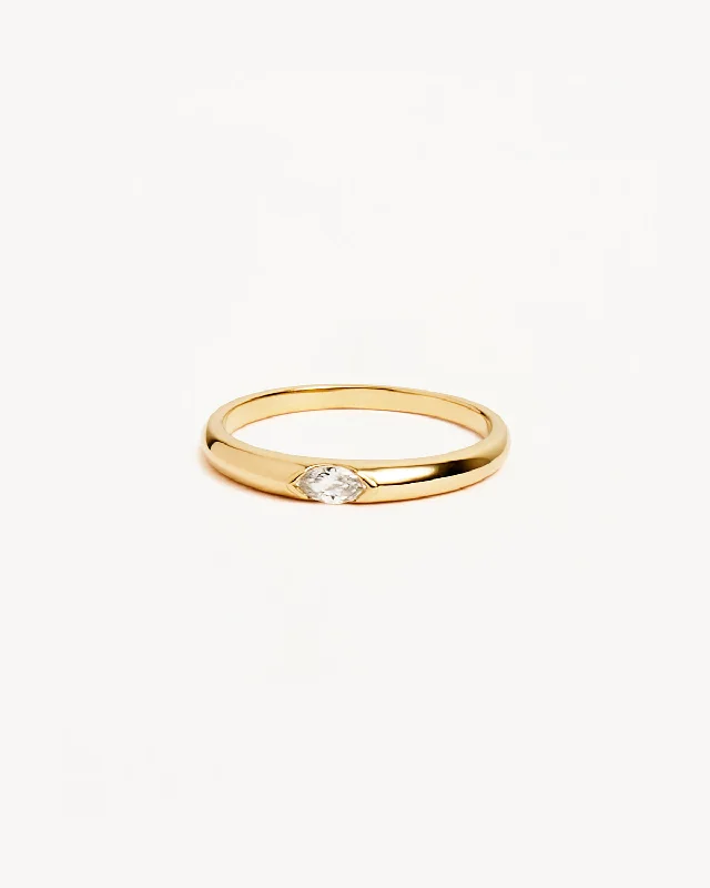 Exclusive Jewelry Sale – Shine For Less 14k Solid Gold Petal of Hope Lab-Grown Diamond Ring