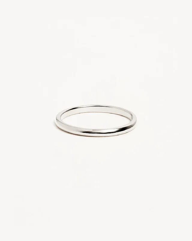 High-End Sparkle, Low-End Prices – Jewelry Sale Live 14k Solid White Gold Bold Purity Ring