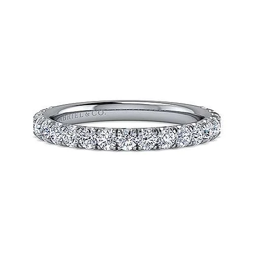 Affordable Luxury Jewelry – Style At A Great Price 14K W Gold 0.77cttw  Diamond Band