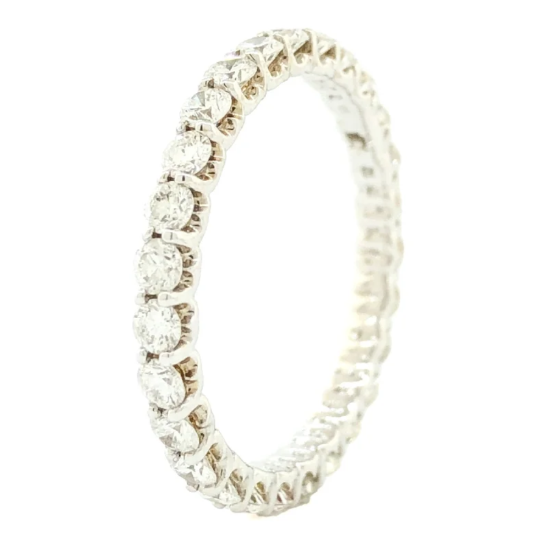 The Perfect Jewelry Piece At The Perfect Price 14K W Gold 1.00cttw Diamond Eternity Band