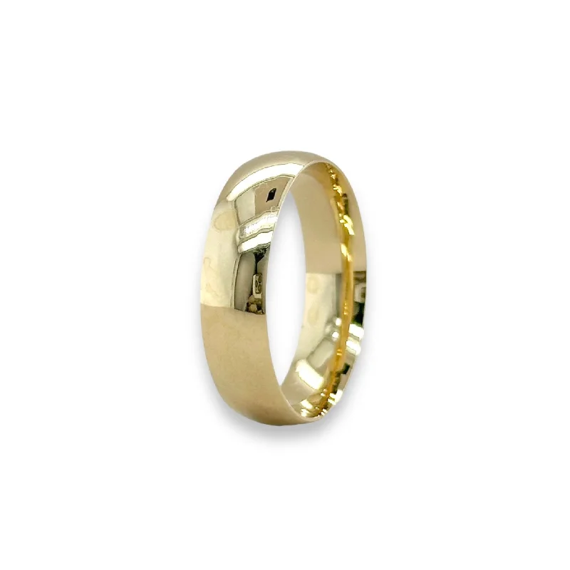 Last Chance To Grab Your Favorite Jewelry At A Discount 14K Y Gold 6mm Wide Plain Band