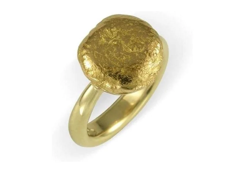 Shop Trending Jewelry With Exclusive Savings New Zealand Gold Nugget Ring, Yellow Gold