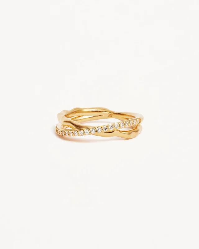 Holiday Jewelry Sale – Perfect Gifts At The Best Prices 18k Gold Vermeil Entwined Hearts Ring