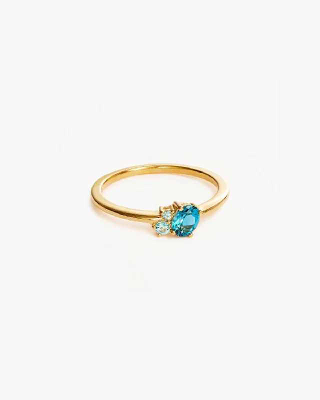 Shop Dazzling Jewelry At The Best Prices 18k Gold Vermeil Kindred Birthstone Ring - December