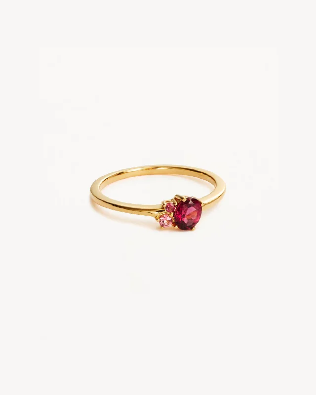 Jewelry Clearance Sale – Final Reductions 18k Gold Vermeil Kindred Birthstone Ring - July