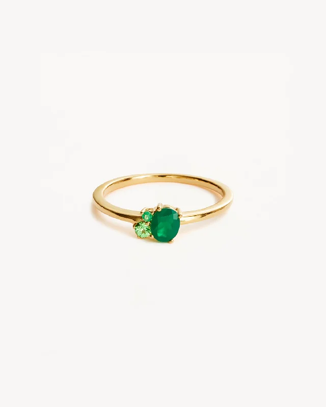 Stunning Jewelry At A Fraction Of The Price 18k Gold Vermeil Kindred Birthstone Ring - May