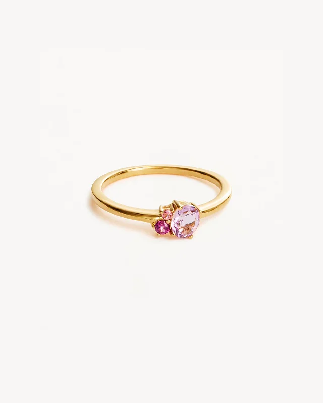 Shop Dazzling Jewelry With Special Promotional Discounts 18k Gold Vermeil Kindred Birthstone Ring - October