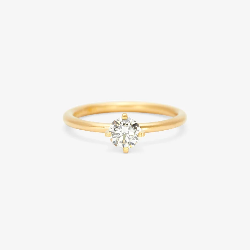 Unique Jewelry Designs Now At Discounted Rates R11706W | 5mm White Diamond Noble Ring