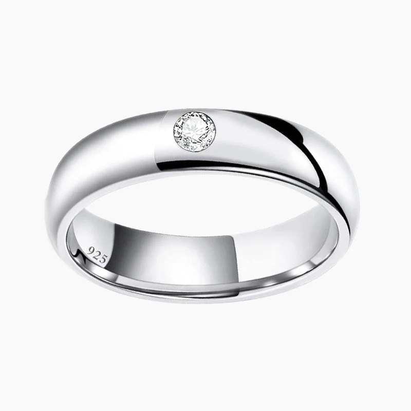 Make Your Outfit Shine With Discounted Jewelry 5mm S925 High Polished Plain Dome Wedding Band Make Your Outfit Shine With Discounted Jewelry 5mm S925 High Polished Plain Dome Wedding Band
