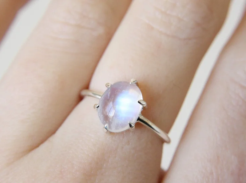 Get The Jewelry You Love At A Price You Love 6 Prong Moonstone Ring