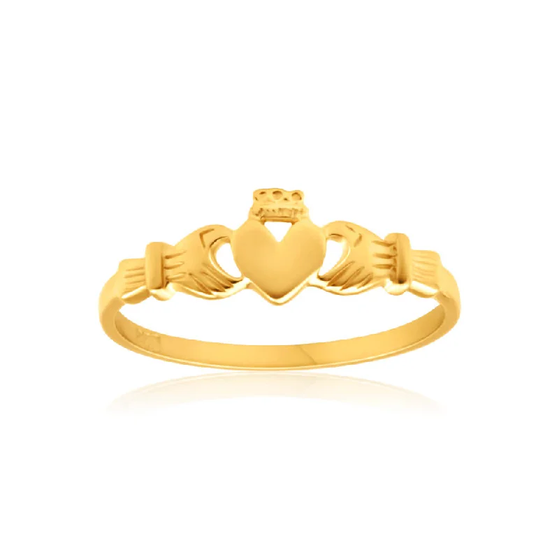 Limited-Time Offer On Elegant Jewelry Pieces 9ct Dazzling Yellow Gold Ring