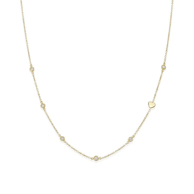 Don't Miss Out On Jaw-Dropping Jewelry Discounts Alex Necklace With Heart Pendant and Engraving