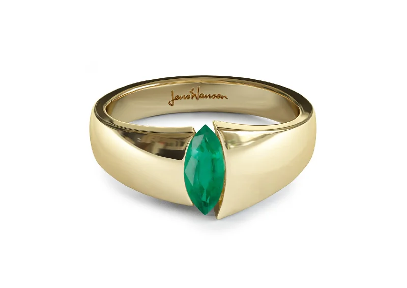Fashion-Forward Jewelry At Incredible Prices The Jens Hansen Marquise Precious Gemstone Ring, Yellow Gold Fashion-Forward Jewelry At Incredible Prices The Jens Hansen Marquise Precious Gemstone Ring, Yellow Gold