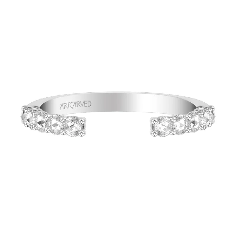 Classic And Modern Jewelry Styles On Sale Rosecut Diamond Open Band