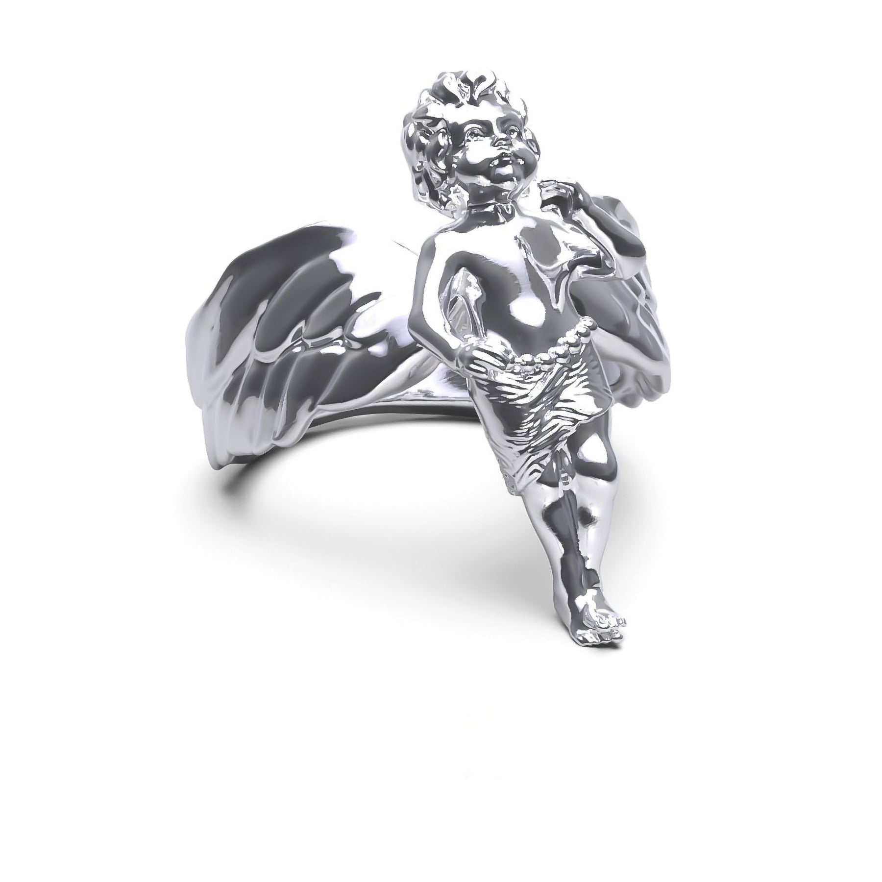 Waterproof Stainless Steel Jewelry For Lasting Beauty BLESSED ANGEL RING