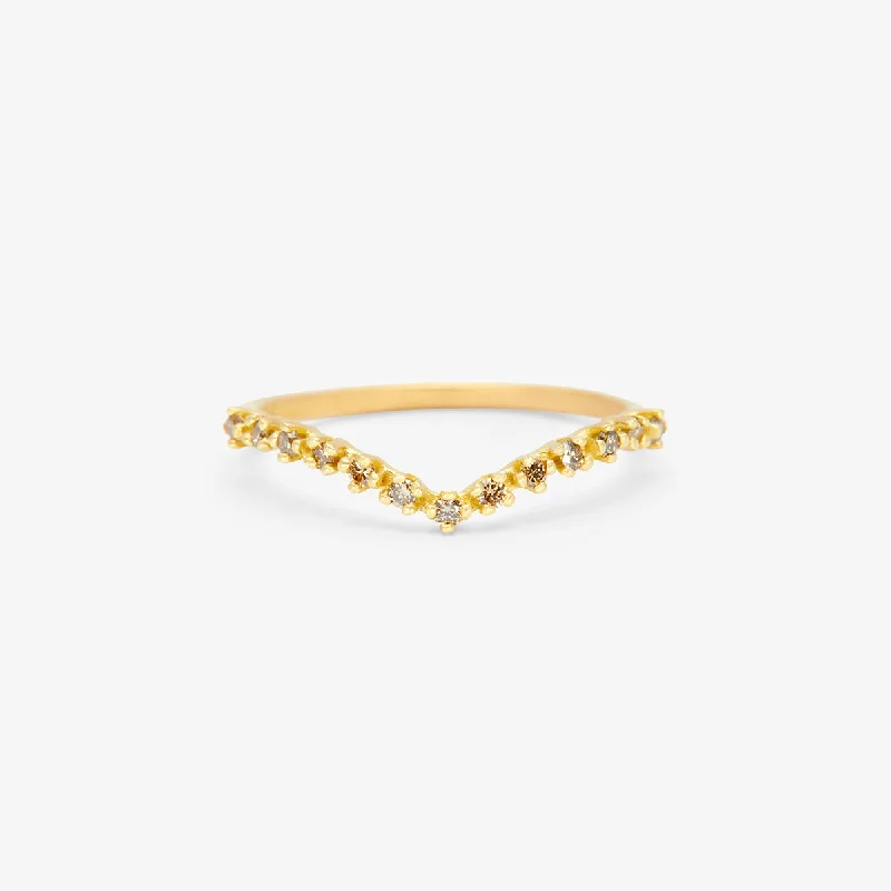 Bestselling Jewelry At Special Promotional Rates R11802BR | Brown Diamond Diadem Ring
