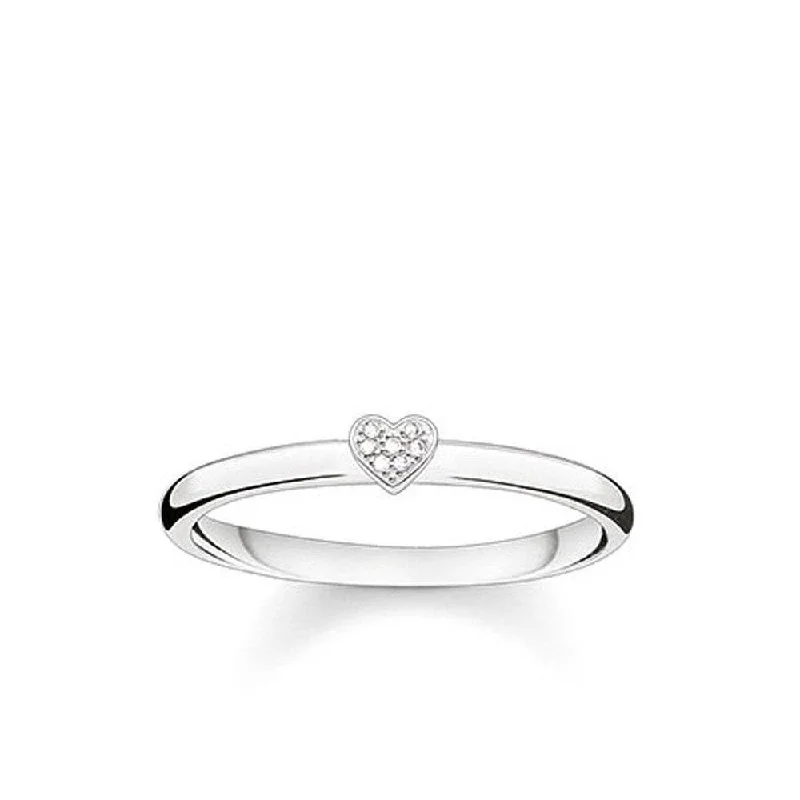 Must-Have Jewelry At Unbelievable Discounts D_TR0014 Diamond Heart Band