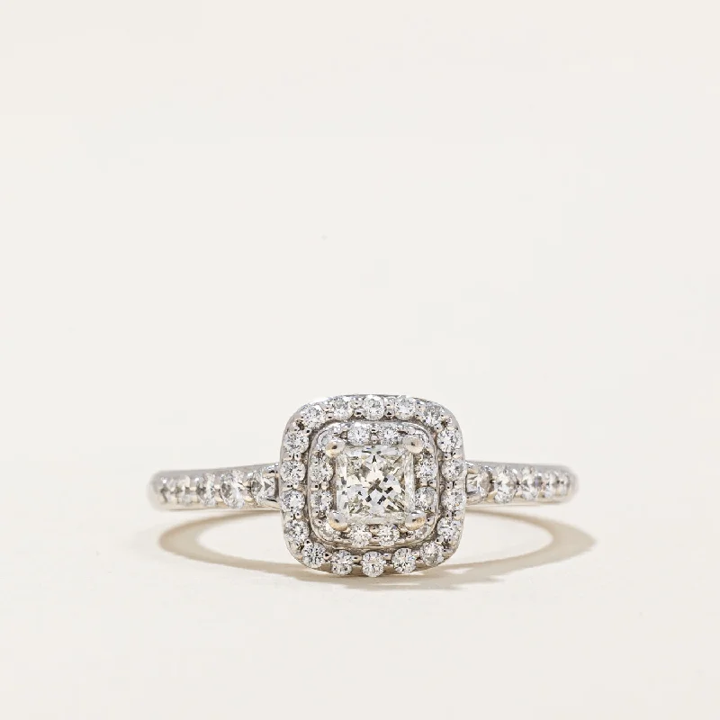 Flash Sale On Exquisite Jewelry – Don't Miss Out Diamond Halo Engagement Ring | 0.49ctw | SZ 5.25 | Flash Sale On Exquisite Jewelry – Don't Miss Out Diamond Halo Engagement Ring | 0.49ctw | SZ 5.25 |