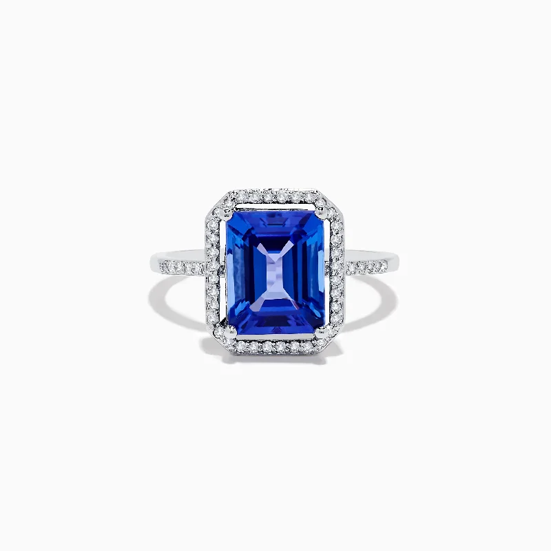 Limited-Stock Jewelry Sale – Shop Before It's Gone Nahla Siri 14K White Gold Tanzanite and Diamond Ring