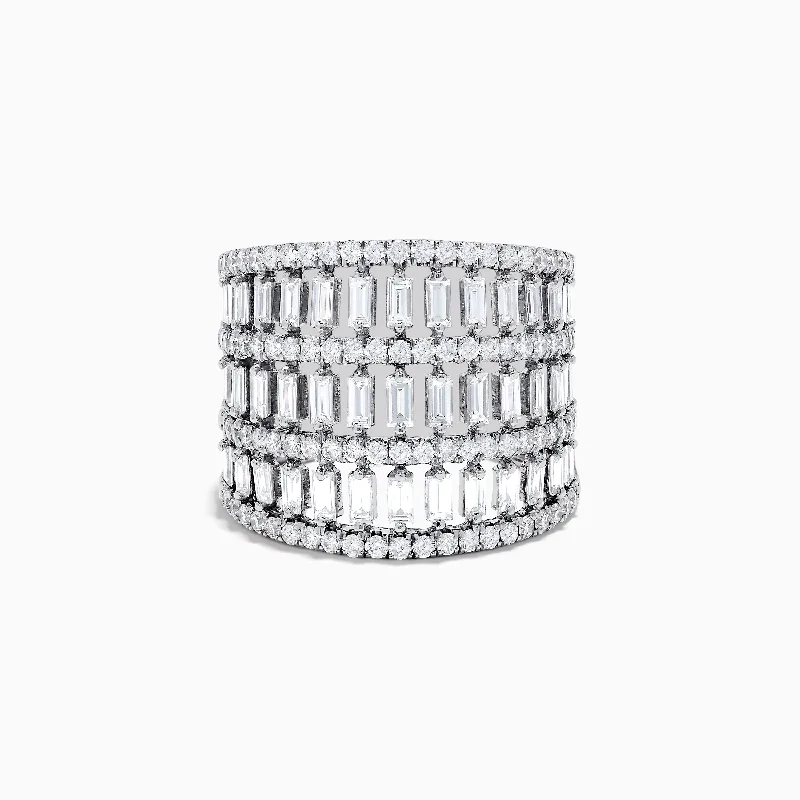 Premium Diamond Jewelry For Unforgettable Moments Classique 14K White Gold Diamond Ring