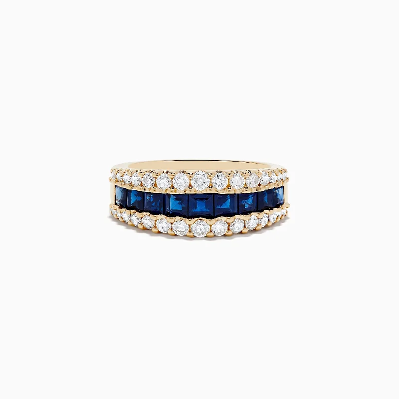 Limited-Time Offer On Elegant Jewelry Pieces Royale Bleu 14K Yellow Gold Blue Sapphire and Diamond Ring Limited-Time Offer On Elegant Jewelry Pieces Royale Bleu 14K Yellow Gold Blue Sapphire and Diamond Ring
