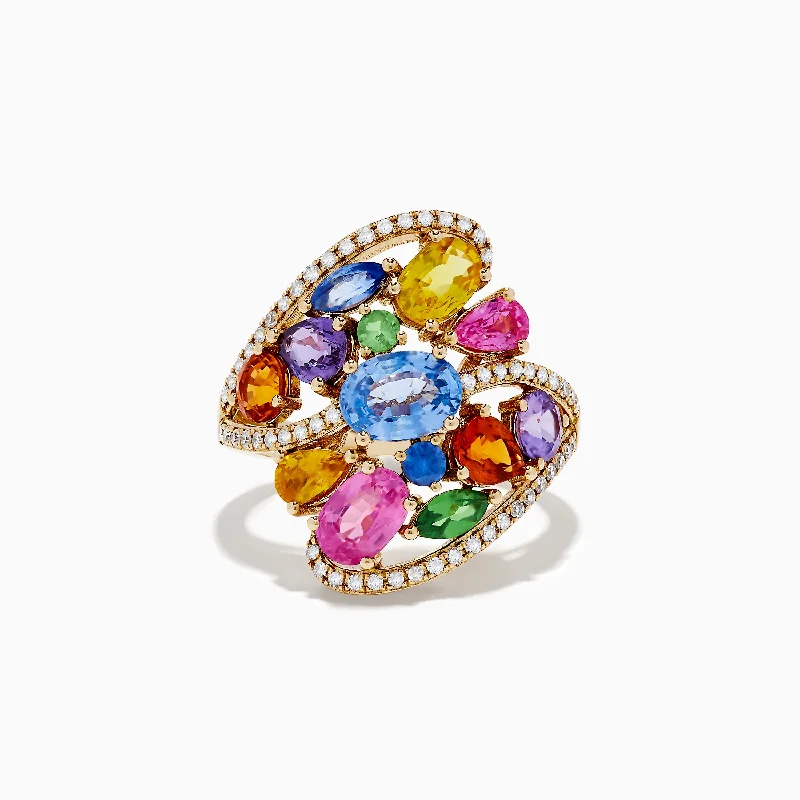 Once-A-Year Jewelry Sale – Grab Your Favorites Now Watercolors 14K Gold Multi Sapphire and Diamond Ring Once-A-Year Jewelry Sale – Grab Your Favorites Now Watercolors 14K Gold Multi Sapphire and Diamond Ring