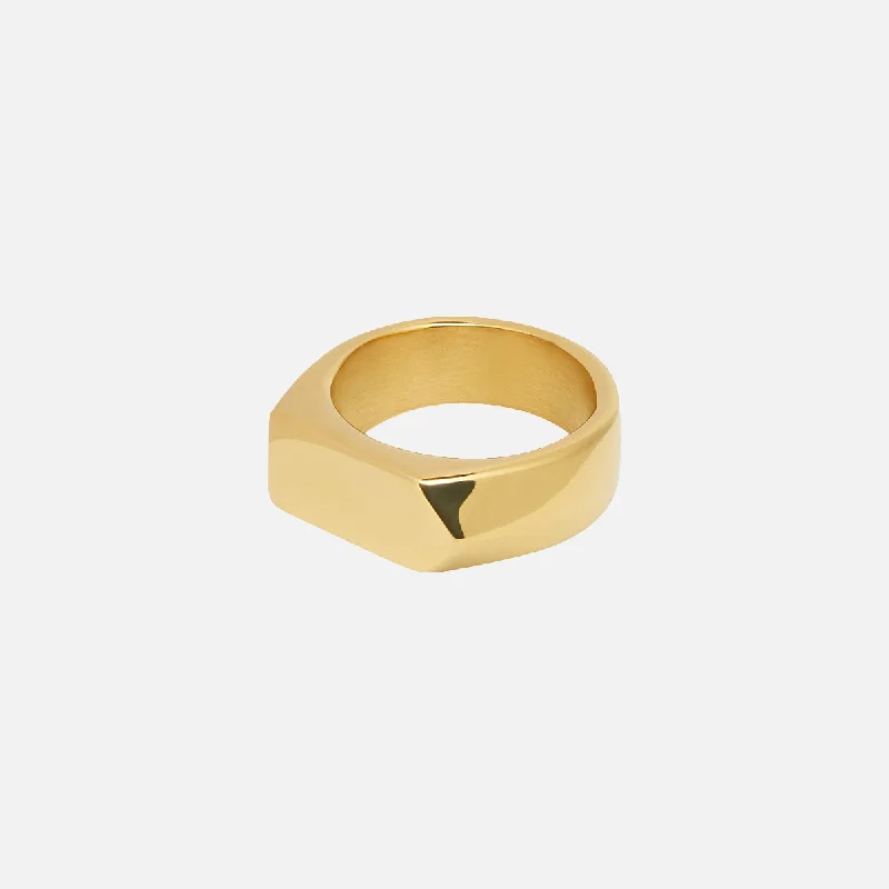 High-Quality Jewelry At A Fraction Of The Cost "LOGÉMENT" RING - GOLD