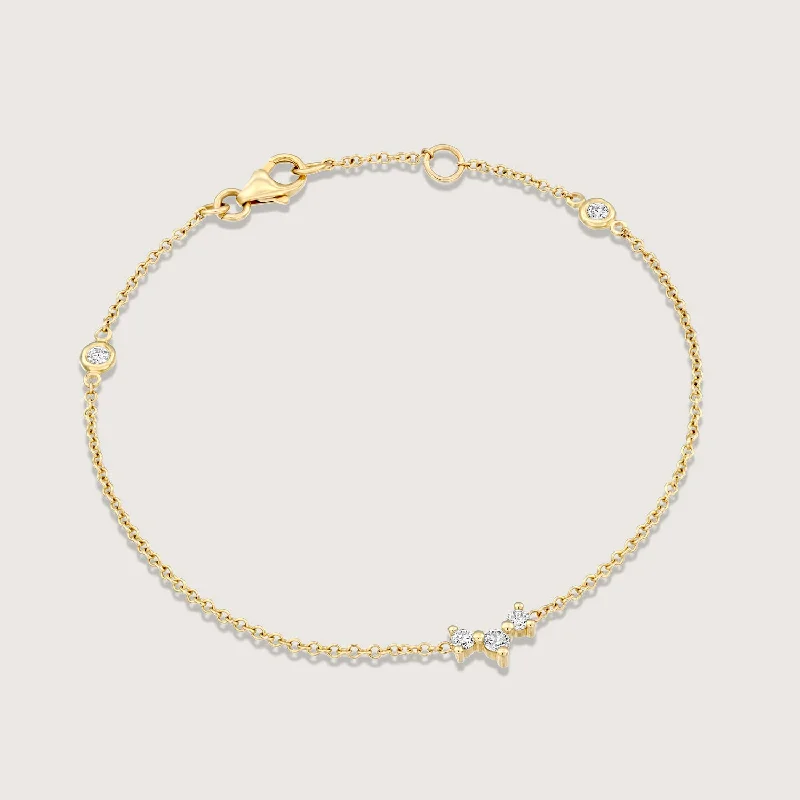 Limited-Time Jewelry Discounts – Shine Without The Splurge FRIDA AND ALEX GOLD BRACELET WHITE DIAMONDS