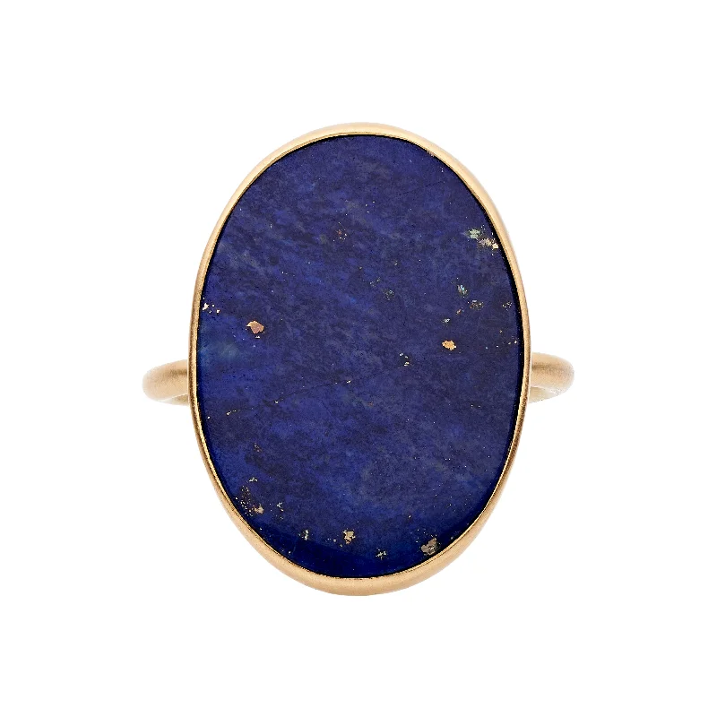 Jewelry Sale Bonanza – Grab Your Sparkle Now Gabriella Kiss 18k Oval Lapis Slab Ring