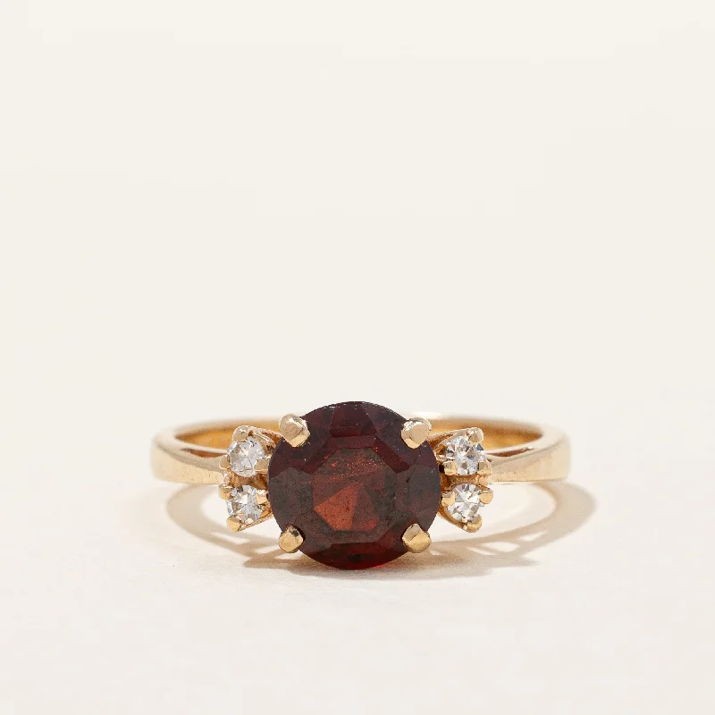 Elegant Jewelry, Exclusive Prices – Shop Now Garnet & Diamond Cocktail Ring | 1.30ct, 0.08ctw | SZ 4.5 | Elegant Jewelry, Exclusive Prices – Shop Now Garnet & Diamond Cocktail Ring | 1.30ct, 0.08ctw | SZ 4.5 |