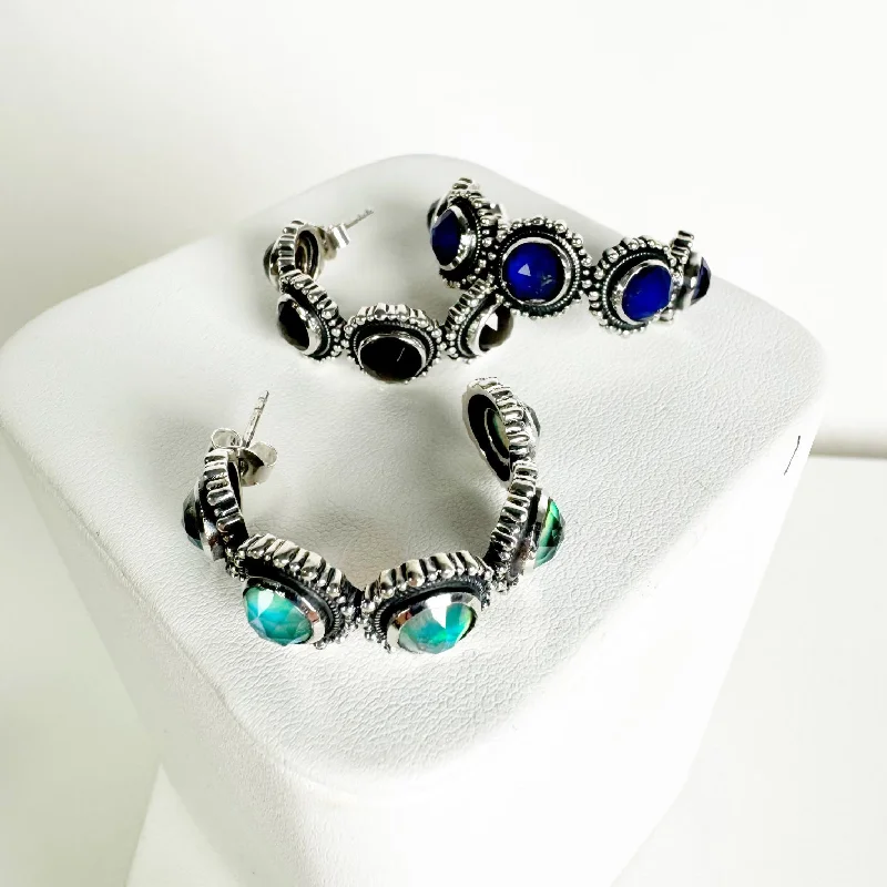 Elegant Jewelry Pieces At Unbelievable Prices Gemstone Bubble Hoops