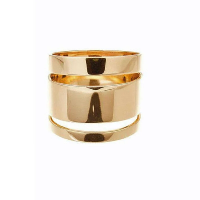 Delicate Crystal Jewelry For Sophisticated Charm Gold Band Ring
