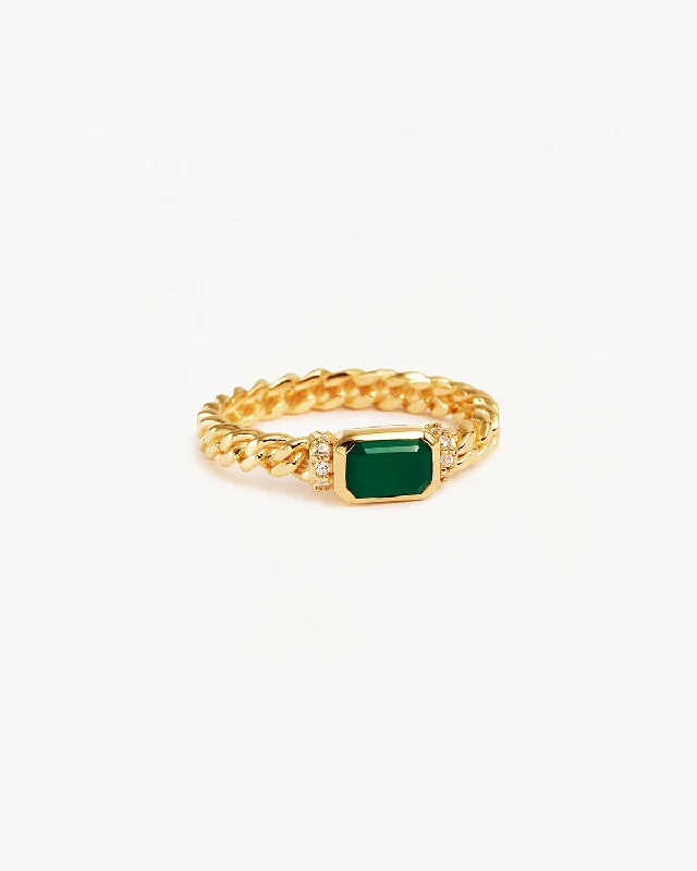 Shop Modern Jewelry Collections With Exclusive Discounts 18k Gold Vermeil Strength Within Ring