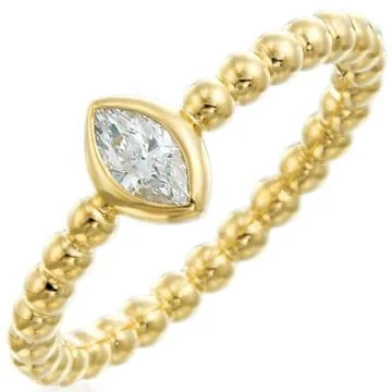 Unmissable Deals On Handmade Jewelry Collections The Beaded Marquise Ring by Gumuchian