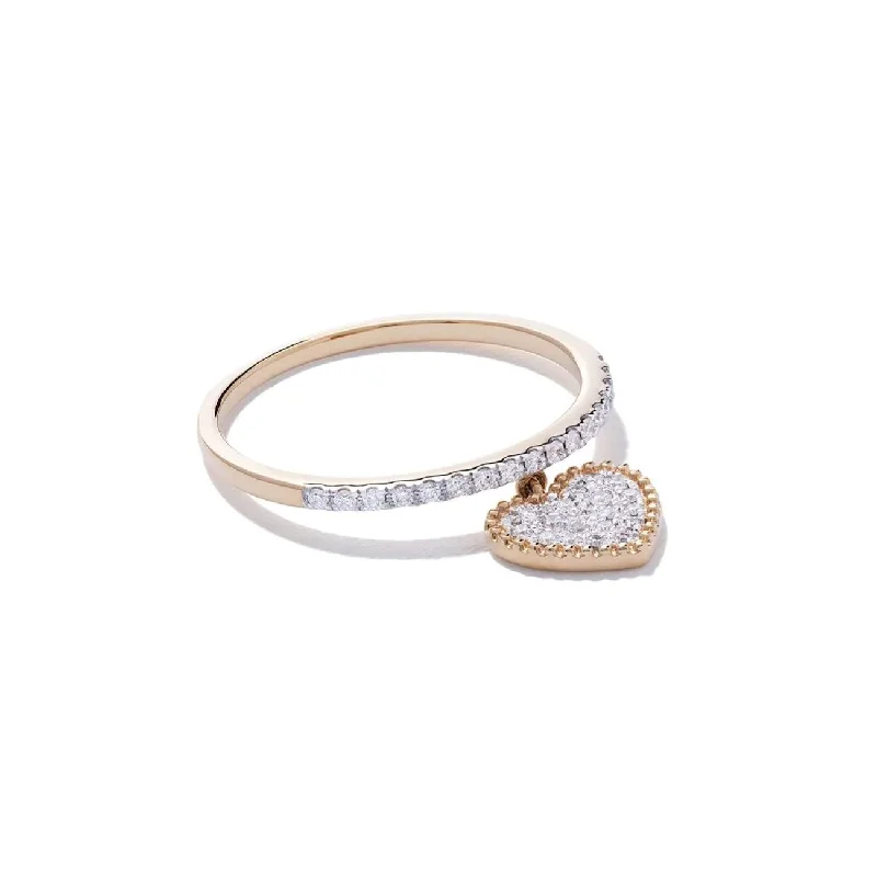 Shine In Style – Shop Jewelry Discounts Today Heart Beading Pave Ring