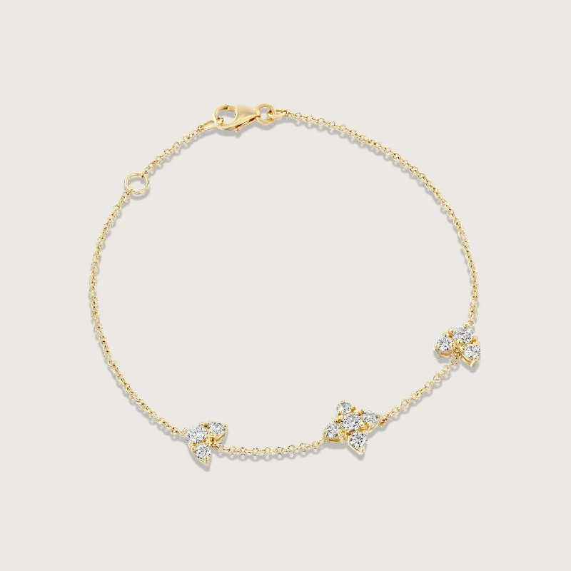 Get The Best Deals On Timeless Jewelry Pieces Judith Gold Bracelet White Diamonds