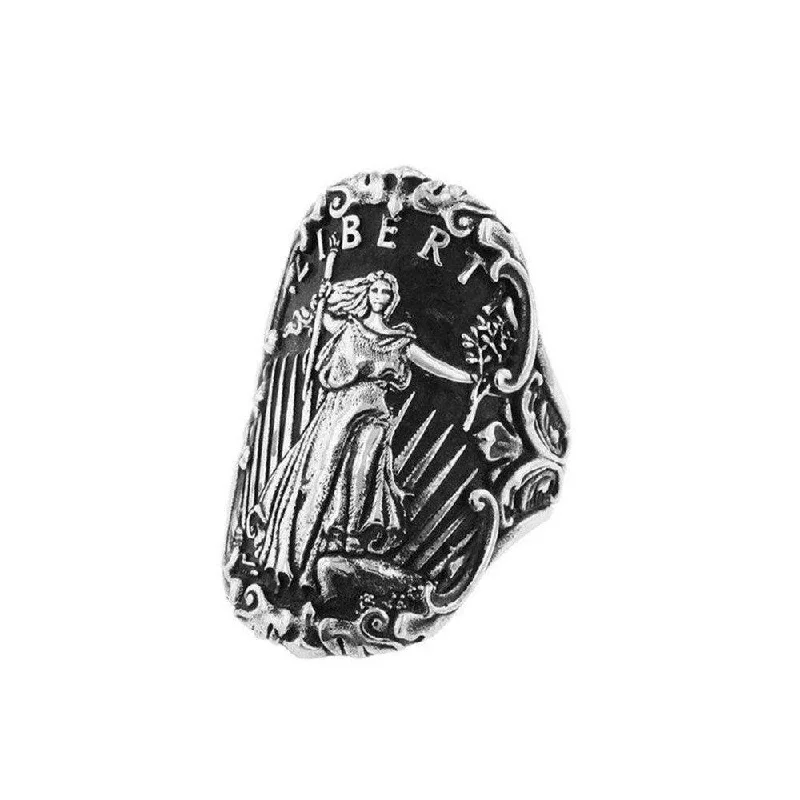 Exclusive Jewelry Bundles At Discounted Prices Lady Liberty Shield Ring Size 8