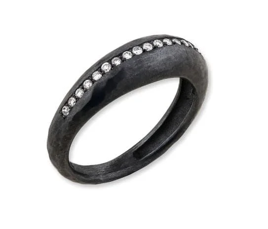 Don't Miss Our Biggest Jewelry Sale Of The Season Lika Behar Oxidized Sterling Silver & Diamond Band