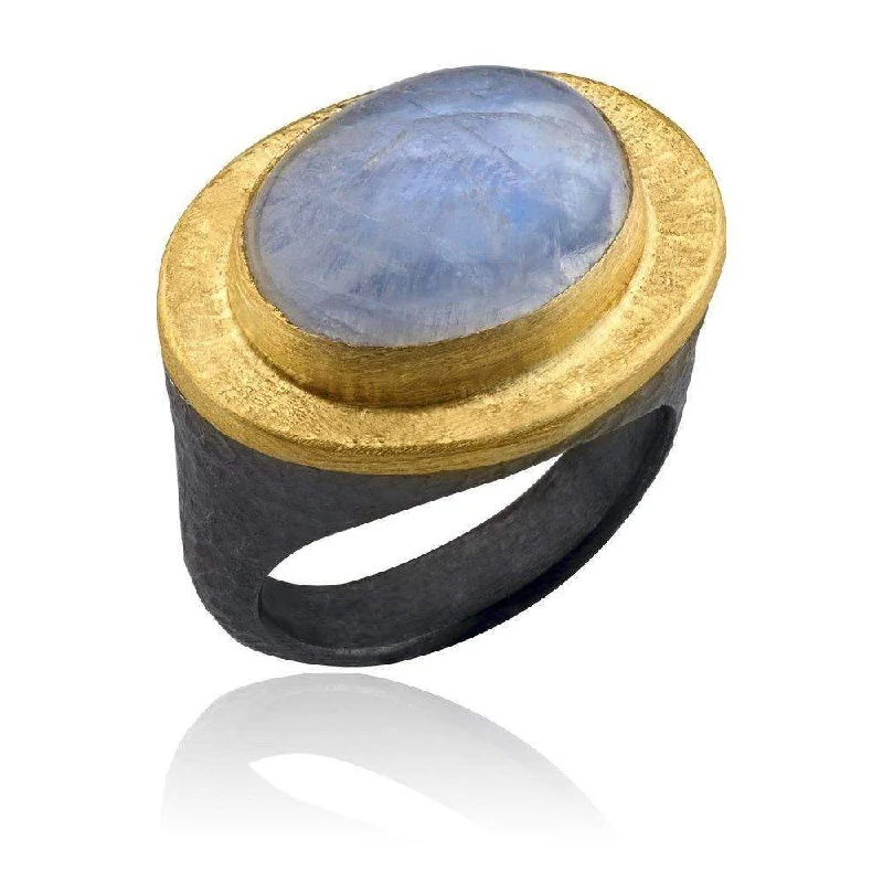 Luxury Jewelry Sale – Elegant Styles At Unbeatable Prices Lika Behar Rainbow Moonstone Pompei Ring