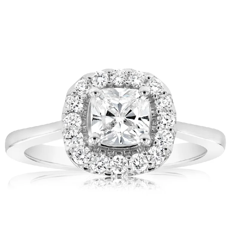 Luxury Jewelry Clearance – Shop Premium Styles Now Luminesce Lab Grown 18ct White Gold 1 Carat Diamond Cushion Halo Ring Luxury Jewelry Clearance – Shop Premium Styles Now Luminesce Lab Grown 18ct White Gold 1 Carat Diamond Cushion Halo Ring