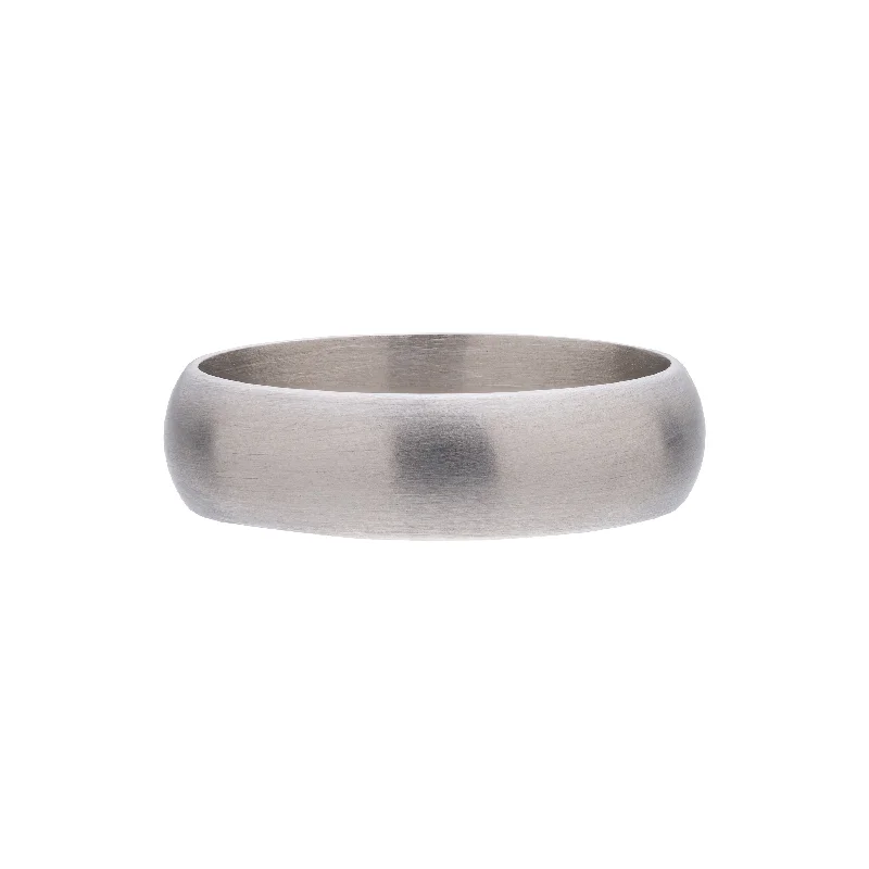 Limited-Stock Jewelry Clearance – Grab Your Favorites Now Métier Modern 14kt White Gold Classic Band - 6mm