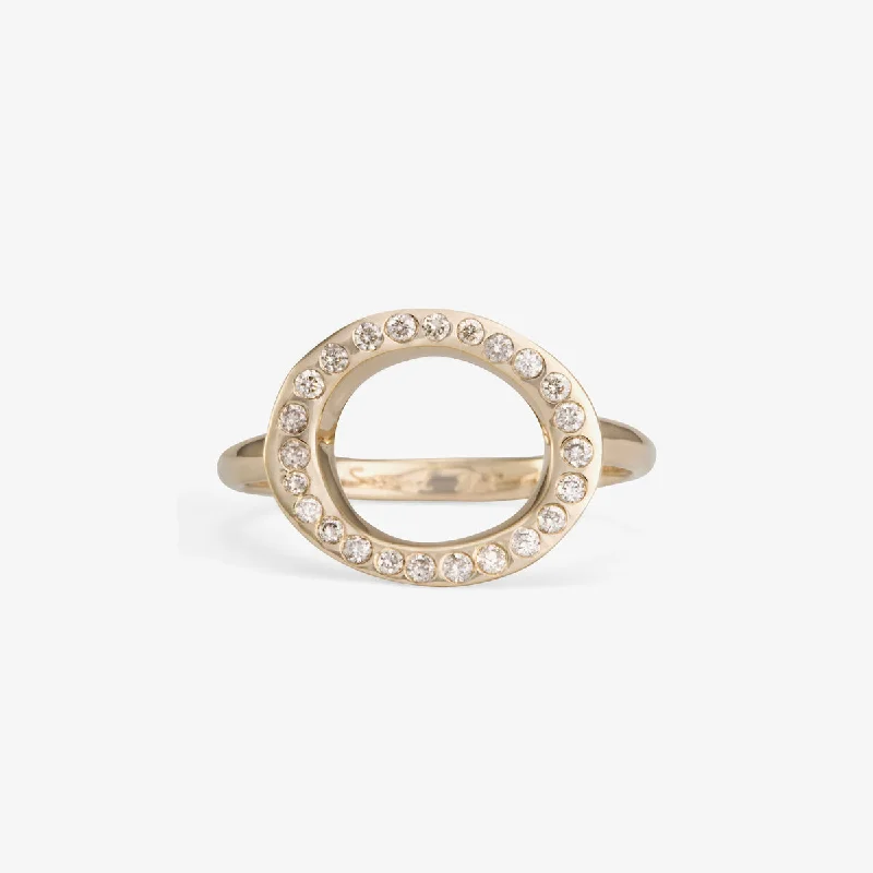 Shop Fine Jewelry With Exclusive Savings R0408W | Open Circle Diamond Ring