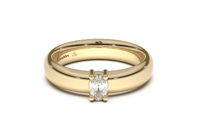 Seasonal Jewelry Sale – Upgrade Your Style Today Oval Contemporary Engagement Ring, Yellow Gold Seasonal Jewelry Sale – Upgrade Your Style Today Oval Contemporary Engagement Ring, Yellow Gold