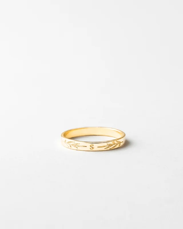 Limited-Time Offer On Elegant Jewelry Pieces Personalized Olive Branch Band