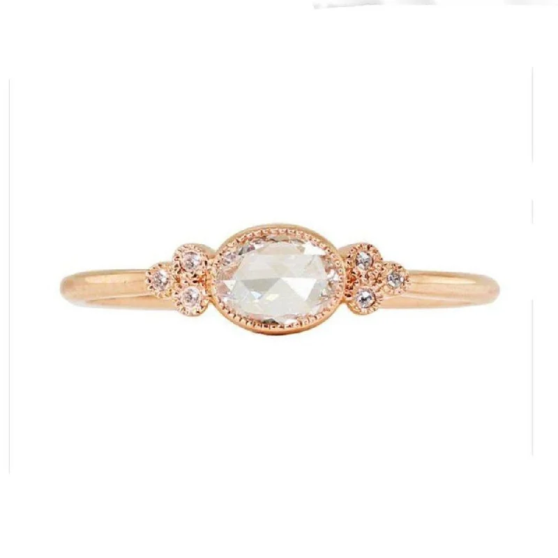 Special Jewelry Deals – Upgrade Your Collection Rose Cut Opal Bezel Ring