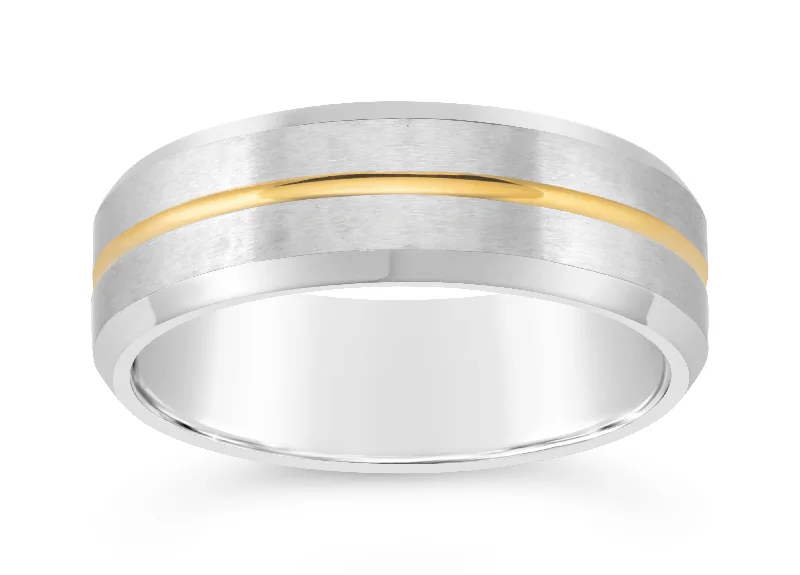 Sparkle On A Budget – Fine Jewelry For Less Stainless Steel Gents Brush Patterned Ring