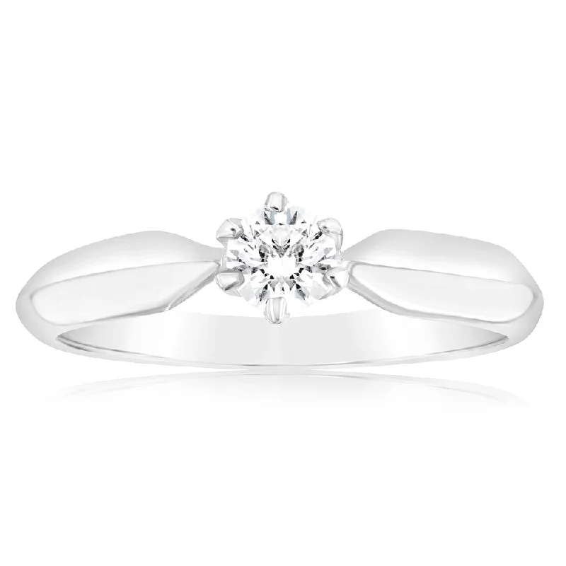 Adjustable Charm Bracelets For A Perfect Fit Sterling Silver 4mm Solitaire 6 Claw Knife Edge Ring