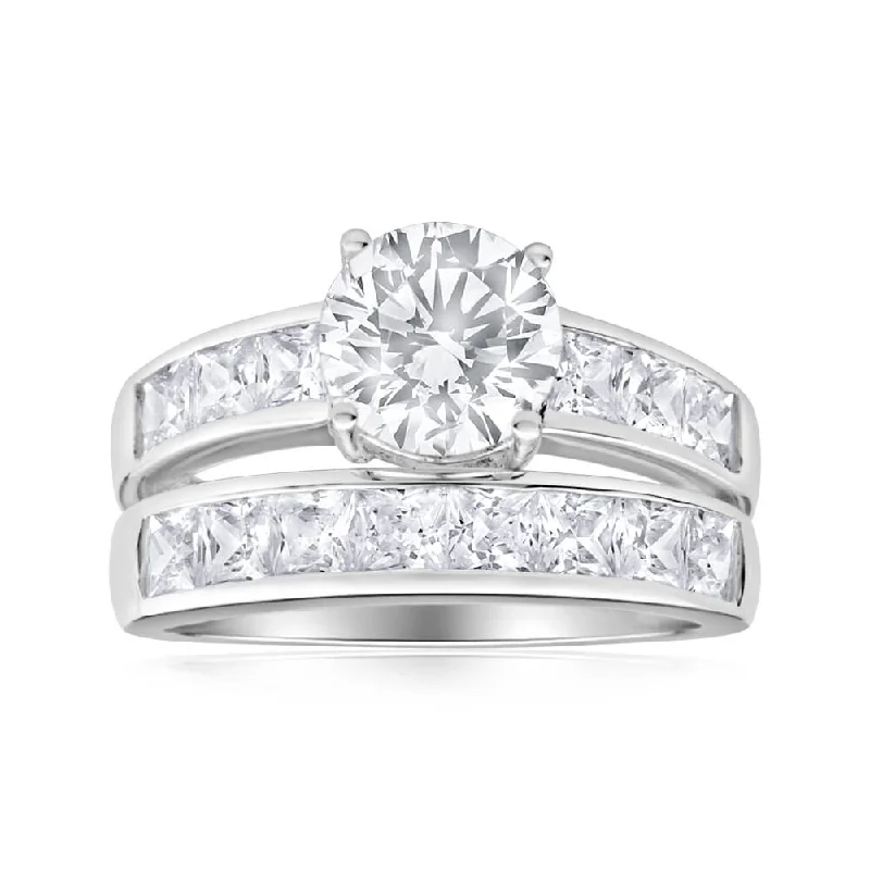 Elegant Jewelry Pieces At Unbelievable Prices Sterling Silver Cubic Zirconia 8mm Ring