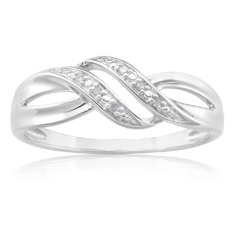 Elegant Jewelry At Unbeatable Offers – Shop Before It's Gone Sterling Silver Diamond Ring