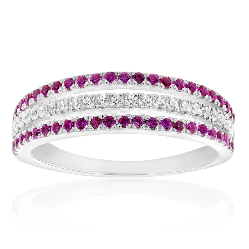 Luxury Handcrafted Jewelry For Elegant Looks Sterling Silver Fancy Patterned Ring